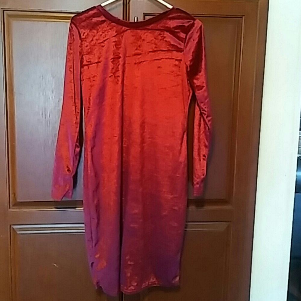 Burgandy dress
